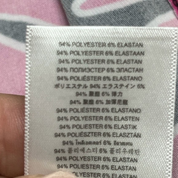 Like new! Michael Kors Pink and Black Floral Top - Picture 4 of 4